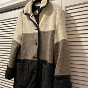 Russian made vintage wool jacket Two deep pockets